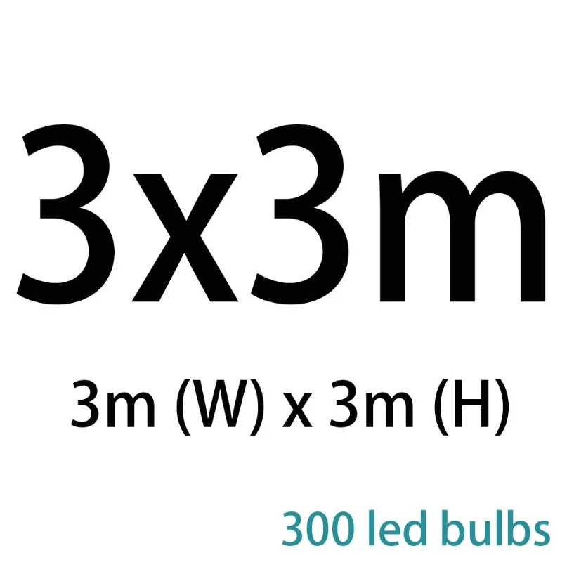 3x2/4x2/6x3 м светодиодный Сказочный Гирлянда-сосулька, Рождественский светодиодный гирлянда для свадебной вечеринки, гирлянда для наружной занавески, домашний декор - Испускаемый цвет: x