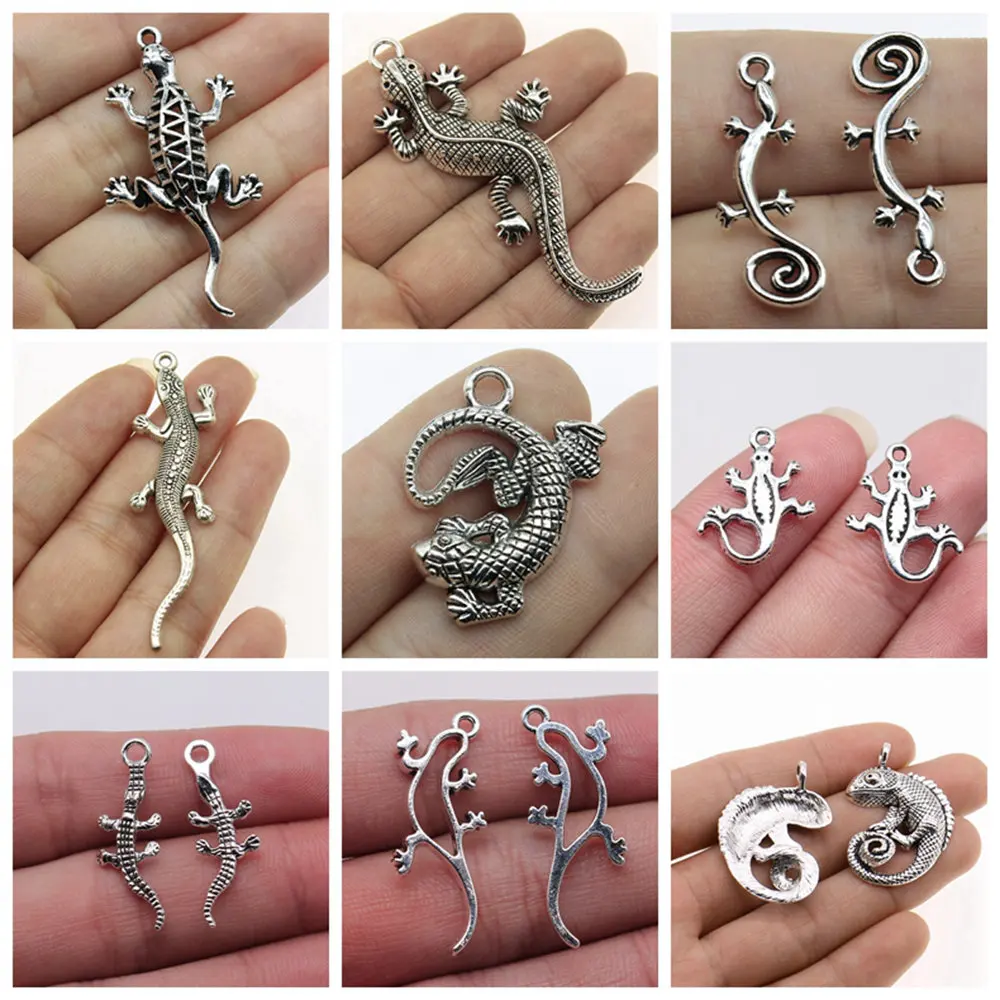 

Фурнитура для ювелирных изделий Подвески «ящерица» для браслетов и подвесок