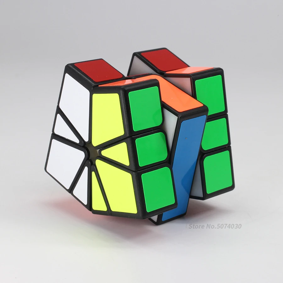 Qiyi Qifa SQ1 Cube 3x3x3 SQ-1 необычный кубик без наклеек черная головоломка Скручивающиеся игрушки для детей Magico Square-1 квадрат