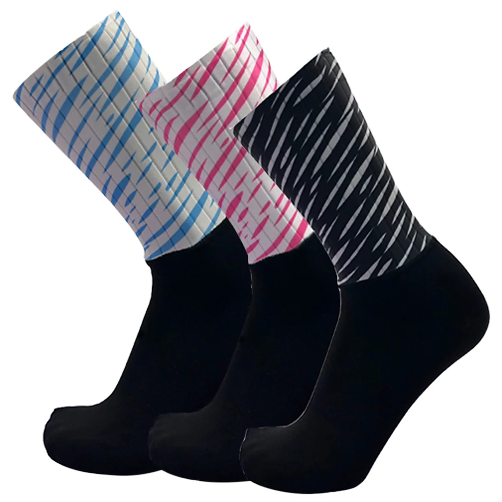 Велосипедные носки Для мужчин женщин Aero силиконовые Antiskidding Дышащие Удобно