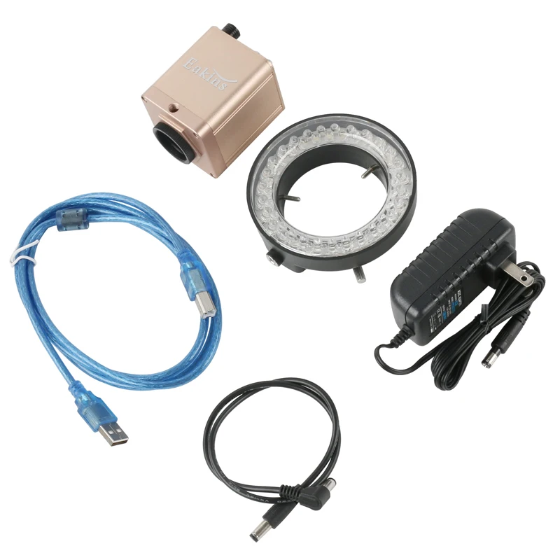 Цифровой промышленный видеомикроскоп 1080P HD 3 в 1 HDMI VGA USB камера с регулируемым