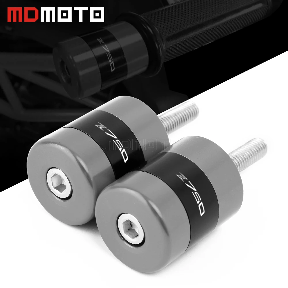 

Motorcycle Handlebar Grips Handle Bar Cap End Plugs For Kawasaki Z750 Z 750 2007 2008 2009 2010 2011 2012 Accessories