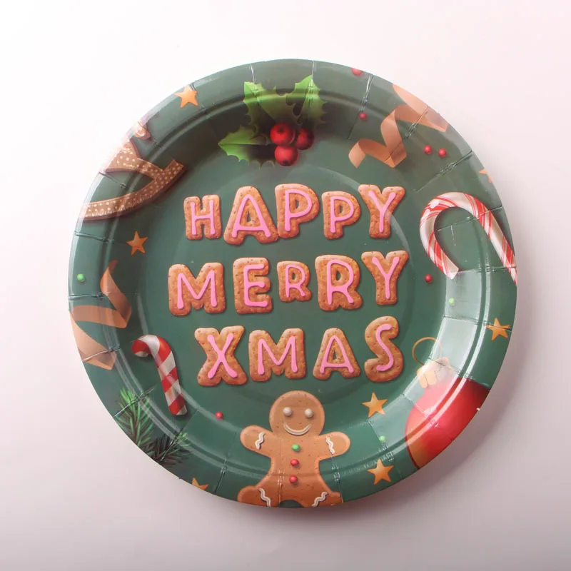 10 шт. Тыква тарелка для ужина фрукты еда столовая посуда одноразовый круглый