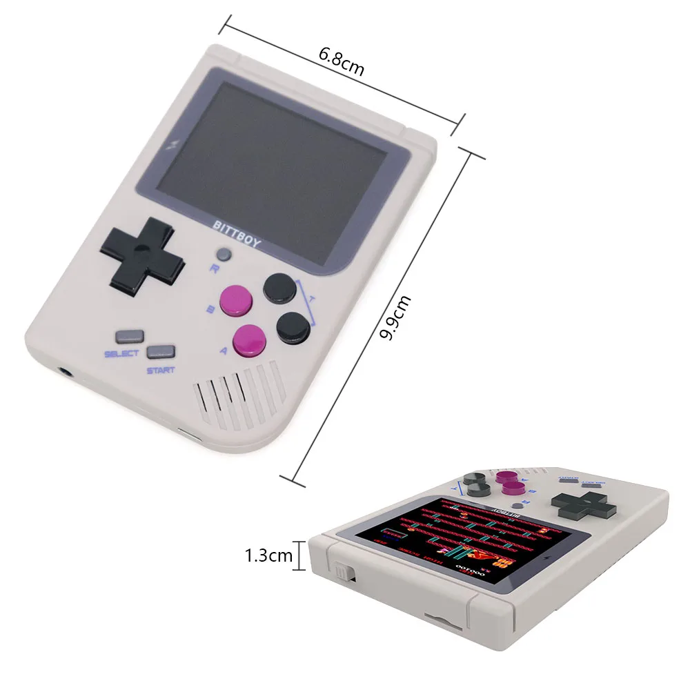 Консоль игровая BittBoy в стиле ретро 2 4 дюйма с карманной игровой приставкой TF