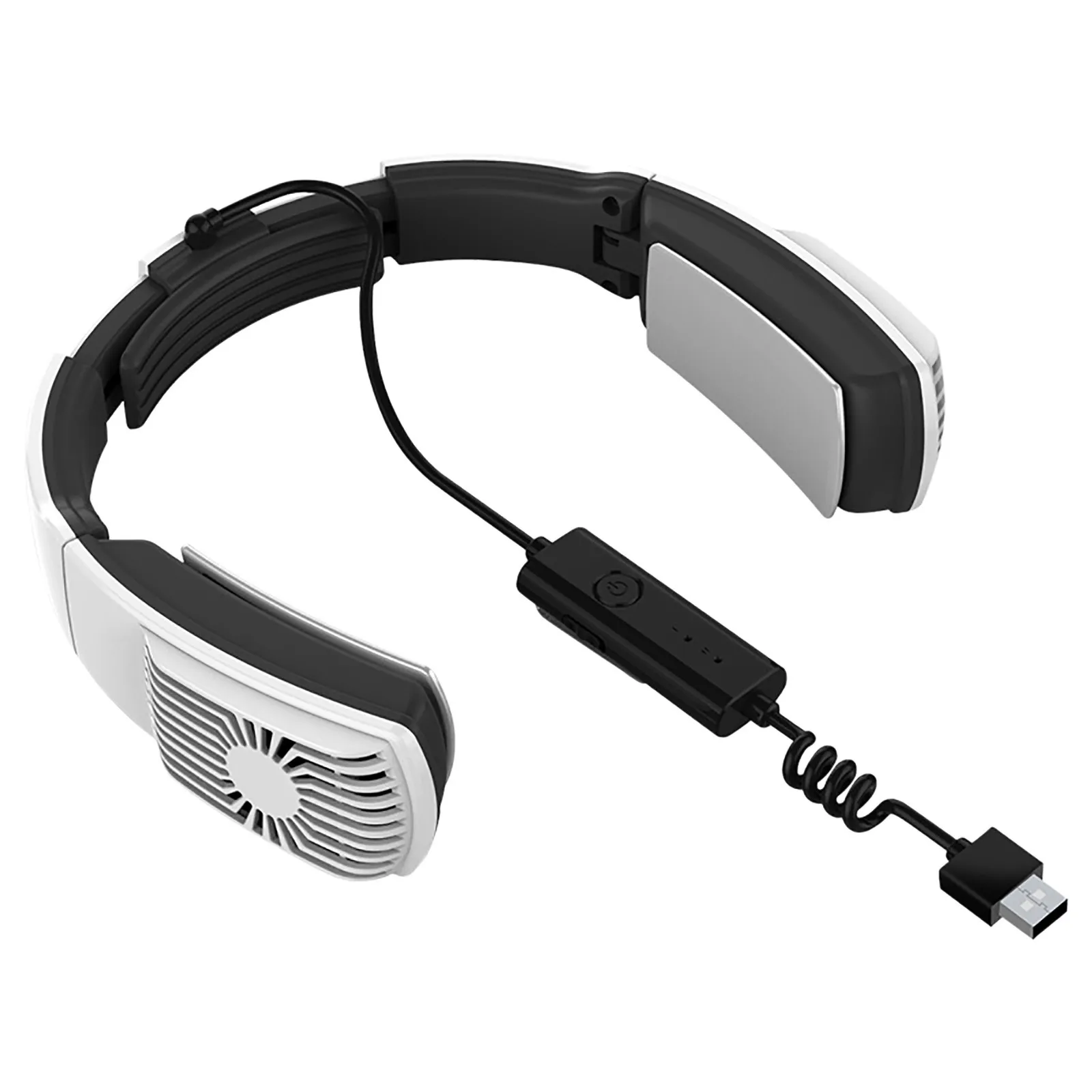Goede 2 In 1 Draagbare Verwarming En Koeling Airconditioner Wearable Nek Beschermer Fan Voor Zomer Outdoor Reizen Hot Koop 2021