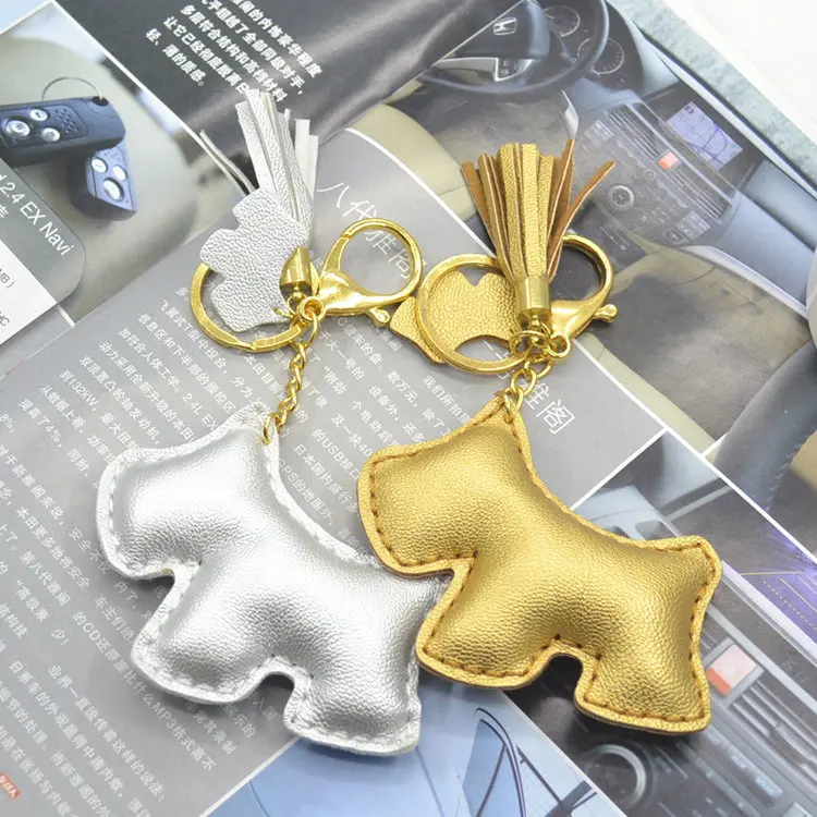 Кожаный брелок милый женский для автомобильных ключей подвеска держатель