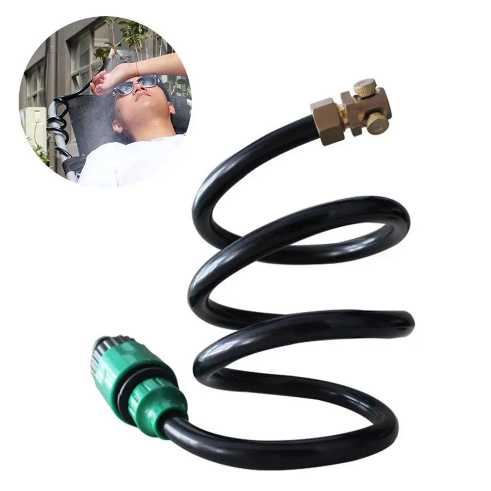 Портативный Гибкий Шланг для распыления уличная система туманообразования