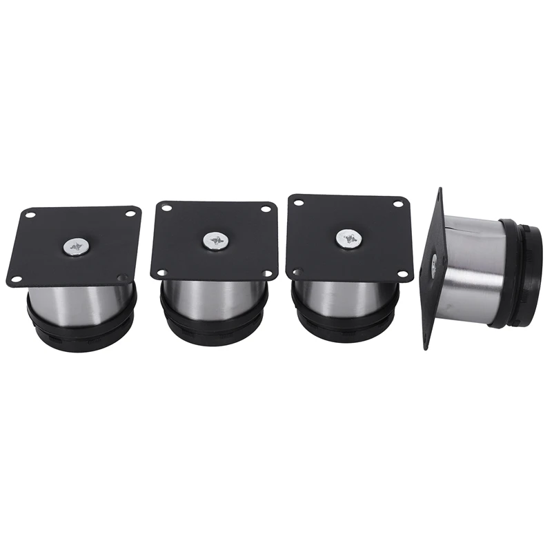 Мебель металлическая Регулируемая нержавеющая сталь ноги круглые черные и