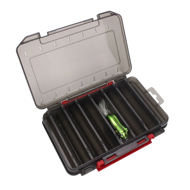 

Double Sided Tackle Box Fishing Lure Box Fishing Lure Squid Jig Pesca Accessories Box Bait Fishing Tackle Container