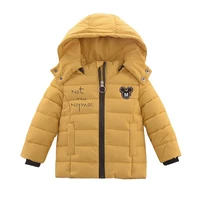 winter girls cotton padded clothes childrens infants and young childrens thick hooded down padded warm jacket