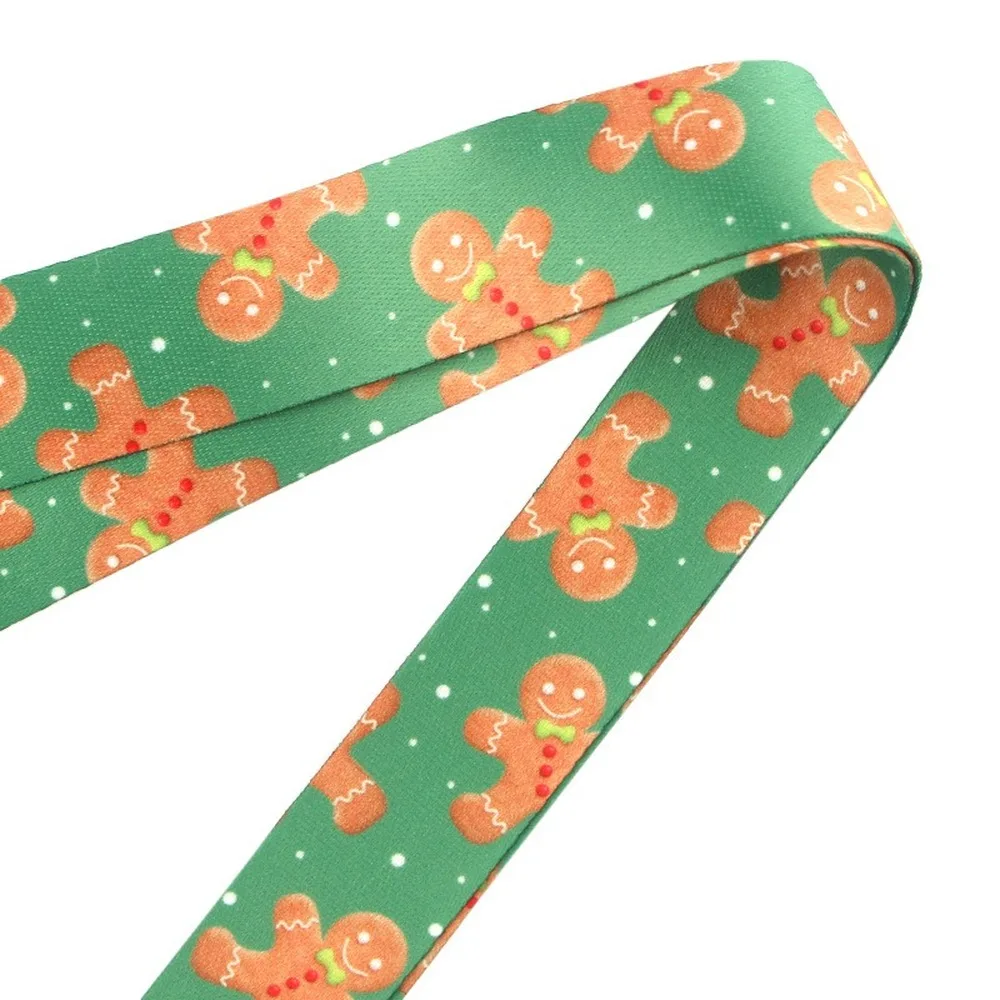 Рождественский шнурок в виде медведя печенья Пончика для ключей телефона