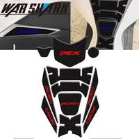 for honda pcx125 pcx150 pcx 125150 2018 2019 motorcycle fuel tank pad protection cover body decal side stickers carbon fibre