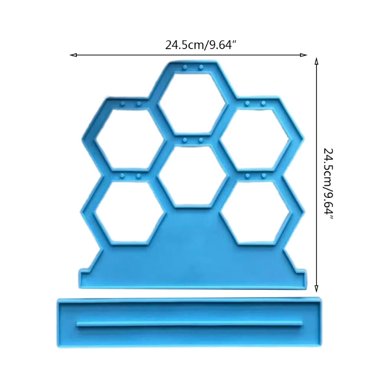 

Epoxy Resin Mold Handmade Honeycomb Earrings Pendant Casting Silicone Mould DIY Crafts Jewelry Making Tool T84A