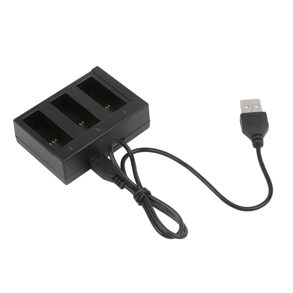 SHOOT Dual/Three port Slot AHDBT 501 зарядное устройство для GoPro Hero 8 7 6 5 Black камера с USB кабелем Go pro