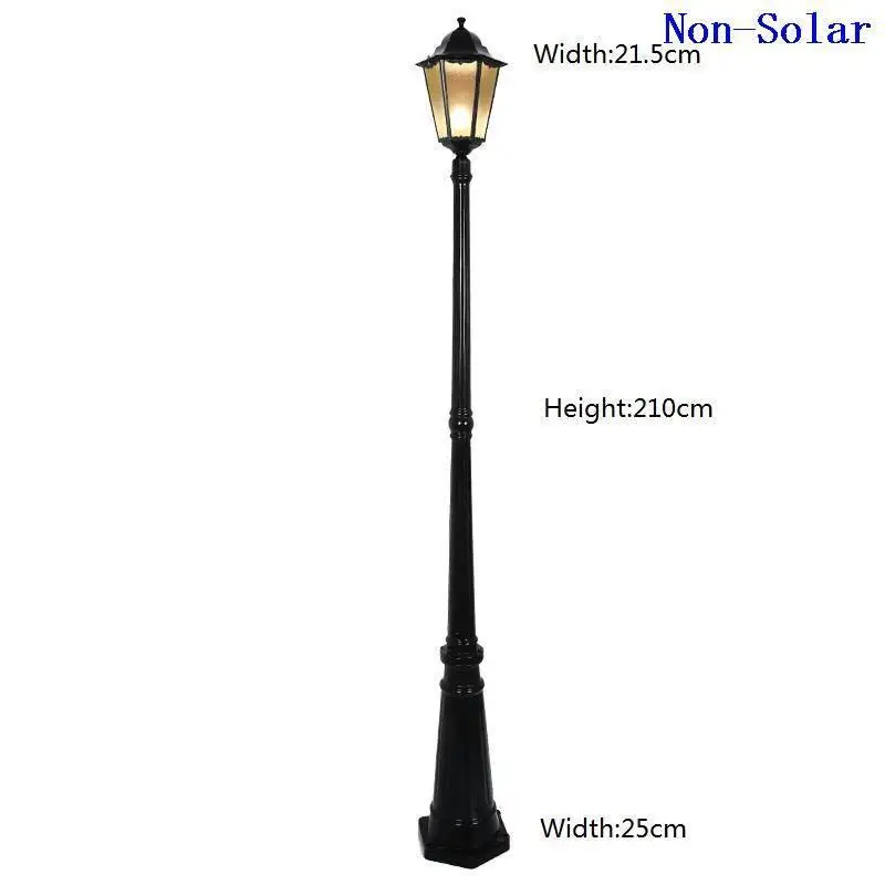 Lámpara de Farola Led Solar para camino de calle, Farola, Sokak, Lambasi, Straatverlichting, Plaza, Uliczna