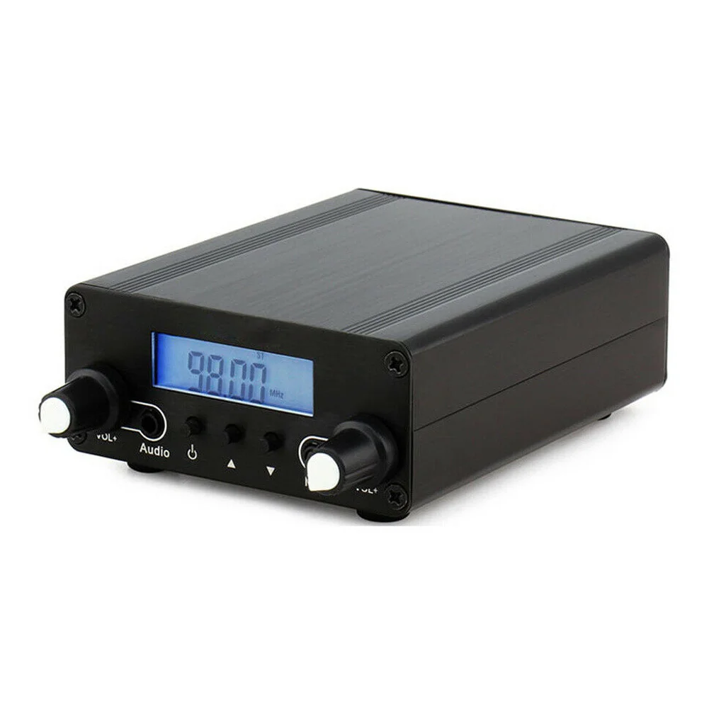 

CZE-05B 0.1/0.5W Wireless PLL FM Transmitter LCD Display 76MHz~108MHz Antenna Home Broadcast DQ-Drop