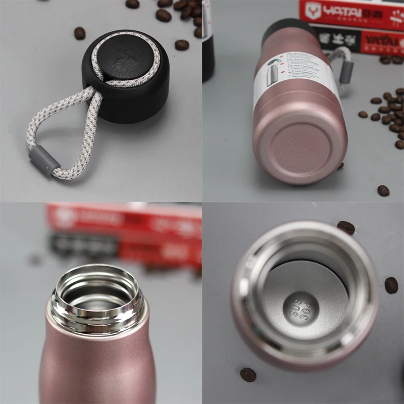 420/600 мл портативные двойные вакуумные фляжки из нержавеющей стали Термокружка