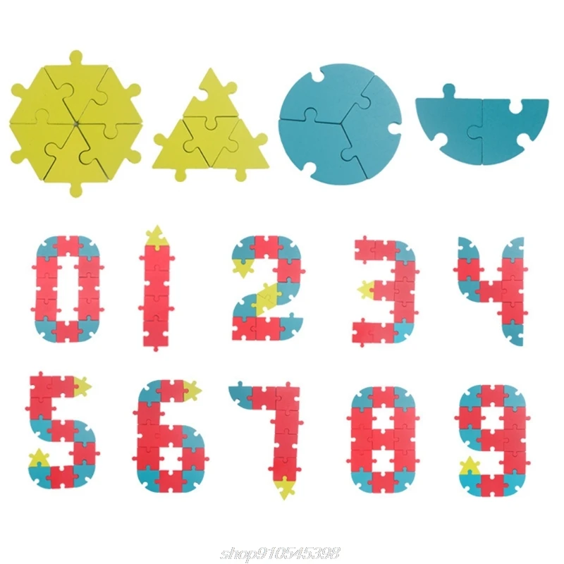 

Interactive Montessori Changable Creative Puzzle Stimulated Wooden Puzzle Early Learning Gift for Kids Teaching M07 21 Dropship