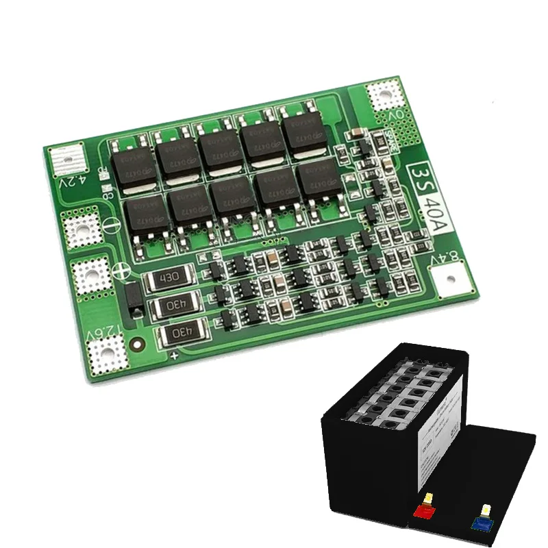 12В 3S7P литиевая перезаряжаемая батарея коробка с батарейным отсеком + кронштейн 40A