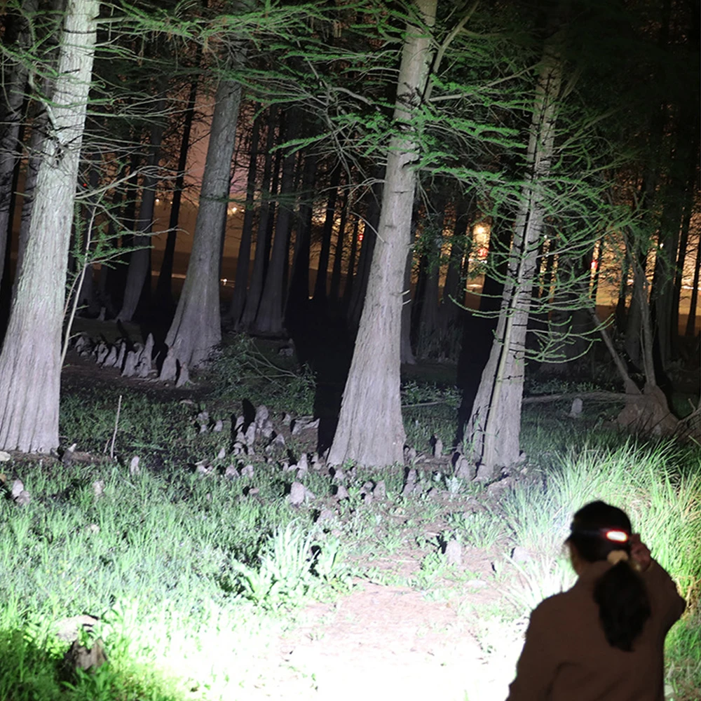 

90000LM Powerful Headlamp Sensor Headlight USB Rechargeable Head Lamp Outdoor Waterproof Headlight Night Camping Work Lighting