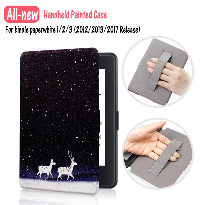 Чехол для Kindle Paperwhite 1/2/3 E reader ручной смарт чехол из искусственной кожи чтения версии 2012/2013/2015/2017|Чехлы