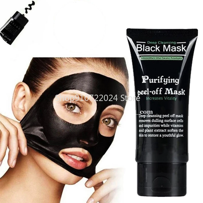 

Bamboo Charcoal New Suction Face Deep Cleansing Black Mud Mask Blackhead Remover Peel-Off Mask Easy to Pull Out Blackheads