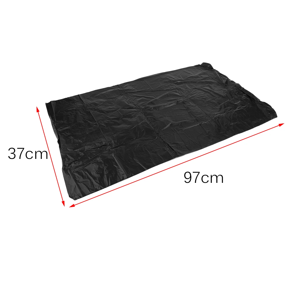 

80pcs 33 Gallon Thicken Indoor Outdoor Can Heavy Garbage Rubbish Bag Trash Bag Set Household Cleaning Tool