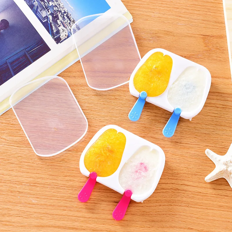 

Cartoon Bunny Snowman Ice Tray Ice Maker with DIY Do Ice Sucker Popsicle Ice Cream Popsicle Mould