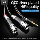 Hi-Fi 4,4 мм до 2XLR кабель высокого качества  серебрянный позолоченный OCC Sony WM1A1Z PHA-1A2A Z1R 4,4 мм обновления кабель