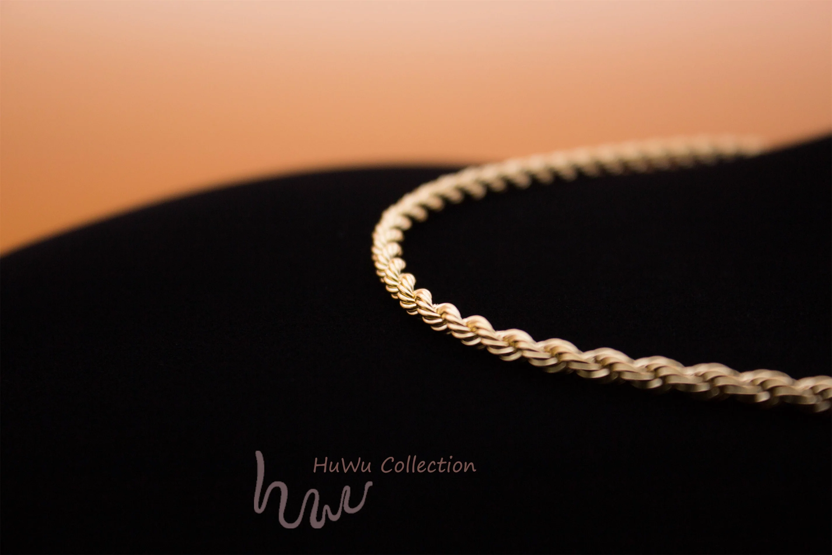 Витое ожерелье цепь для мужчин и женщин уникальная 18 К покрытая нержавеющая