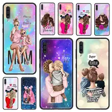 Case for Samsung Galaxy A21S A51 A71 A50 A70 A12 A02S A10 A10S A20E A40 A20 A30 Phone Soft Shockproof Coque Baby Mom Girl