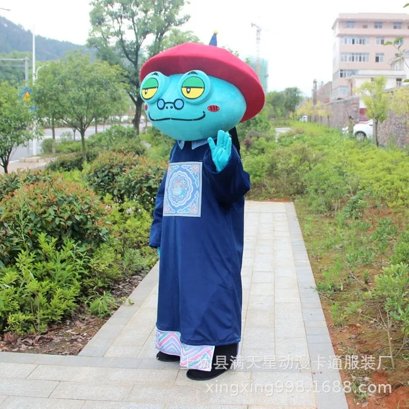 Костюм-талисман Fursuit в виде зомби костюм из мультфильма на Хэллоуин