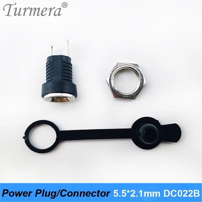 DC Power plug connector for diy dc waterproof jack connector DC022B 5.5 X 2.1 mm 5pieces/lot