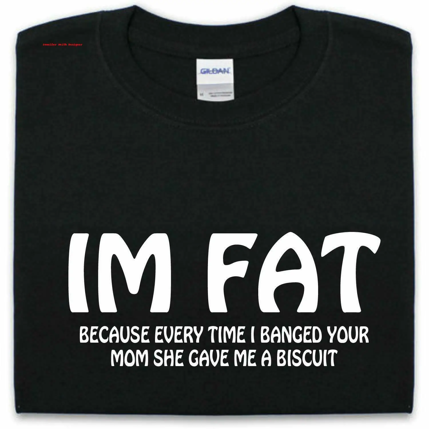 Смешная Мужская и женская футболка Im Fat от S до 5Xl|Мужские футболки| |