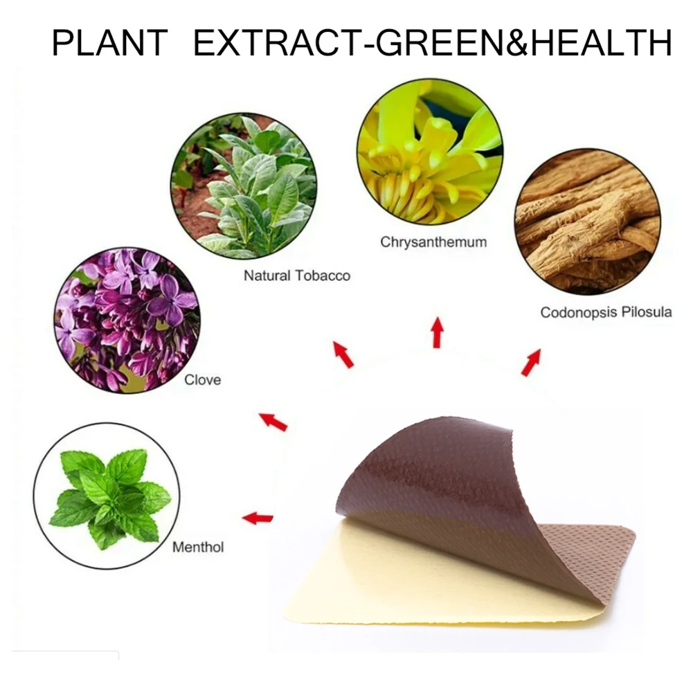 Пластырь для бросающих курить наклейки против курения натуральный ингредиент