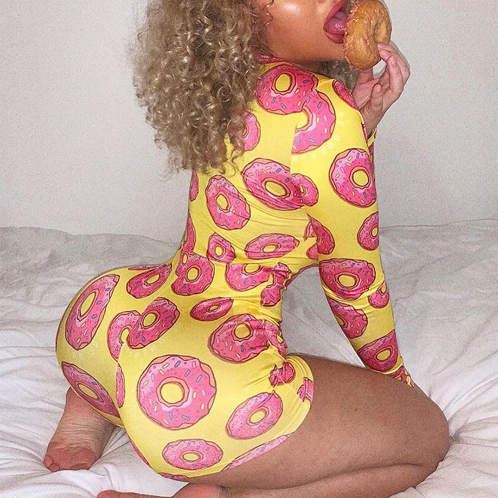 

Long Sleeve Women Pajamas Onesie for Adults Sleepwear Pijama Sexy Mujer Onsies Bodysuits Christmas Women's Jumpsuit Home Clothes