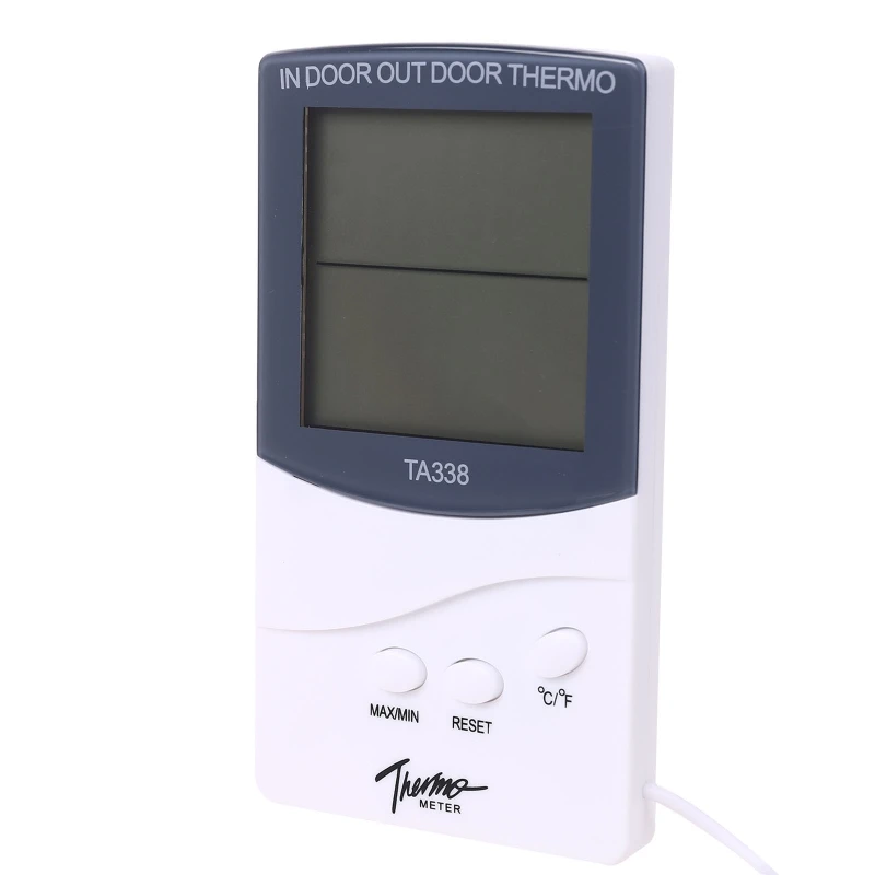 ta338 high precision electronic thermometer with probe indoor outdoor home industrial double display thermometer free global shipping
