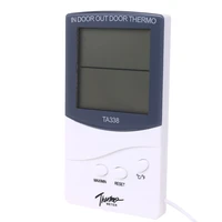 TA338 High-precision Electronic Thermometer with Probe Indoor Outdoor Home Industrial Double Display Thermometer