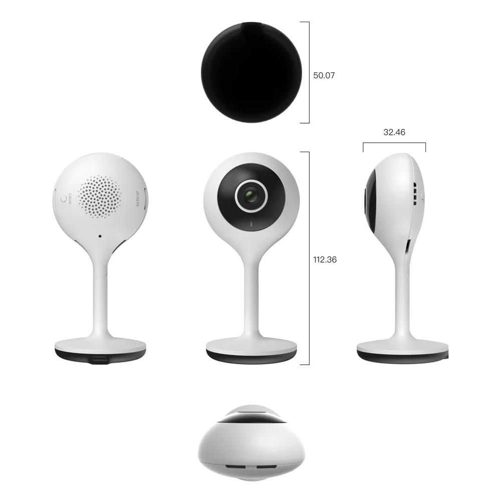 Laxihub 2PCS Indoor Security Camera Tuya Smart Home Wi-Fi Surveillance Camera Mini Baby Monitor Security Protection Smart Life images - 6