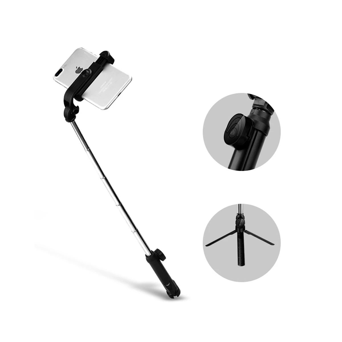 Селфи держатель штатива палка монопод+ Bluetooth беспроводной пульт дистанционного спуска затвора для iPhone Android huawei Xiaomi