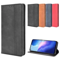 suitable for oppo reno5 4g flip magnetic protective shell wallet type oppo reno5 4g mobile phone full leather protective case