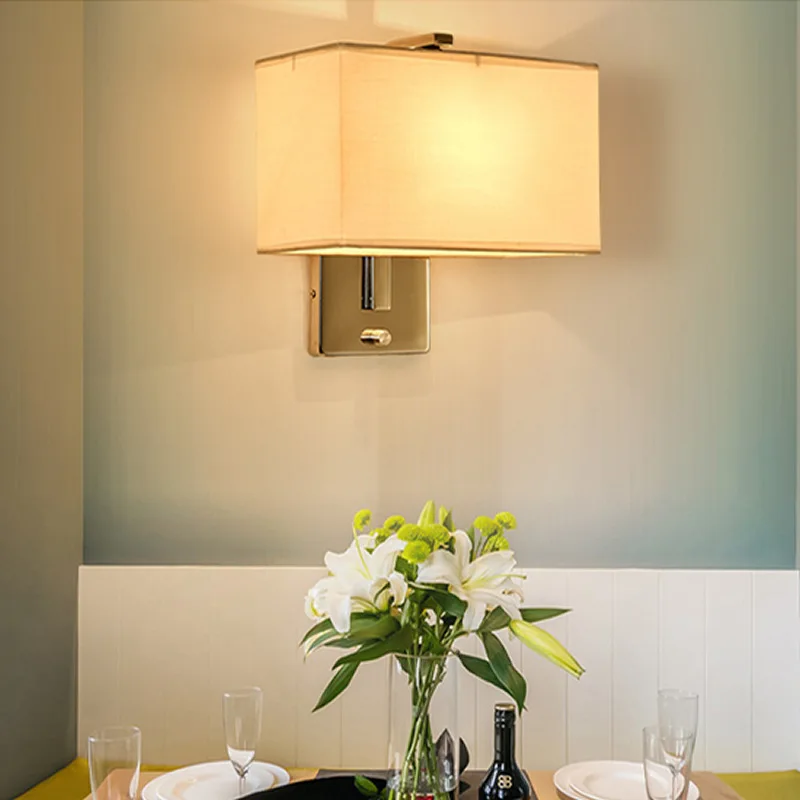 Американский Классический настенный светильник из ткани - Цена: 3621.61