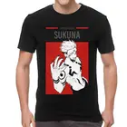 Kaisen juютсу Yuji Itadori Sukuna футболки мужские модные футболки с коротким рукавом японская аниме футболка Otaku Манга