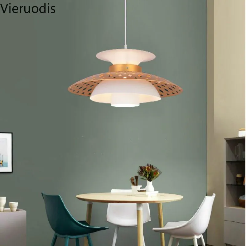 Подвесной светильник в скандинавском стиле современный алюминиевый подвесной