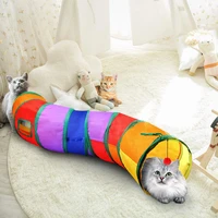 pet cat tunnel collapsible 3 way interactiplay toy tube indoor outdoor fun supplies products for cats rabbits kittens dogs