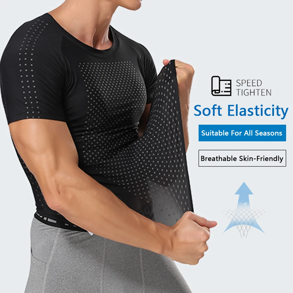 Men Slimming Body Shaper Vest Shirts Shapers Waist Trainer Vest Shapewear Waist Shaper Corset Compression Abdomen Sweat Shirt