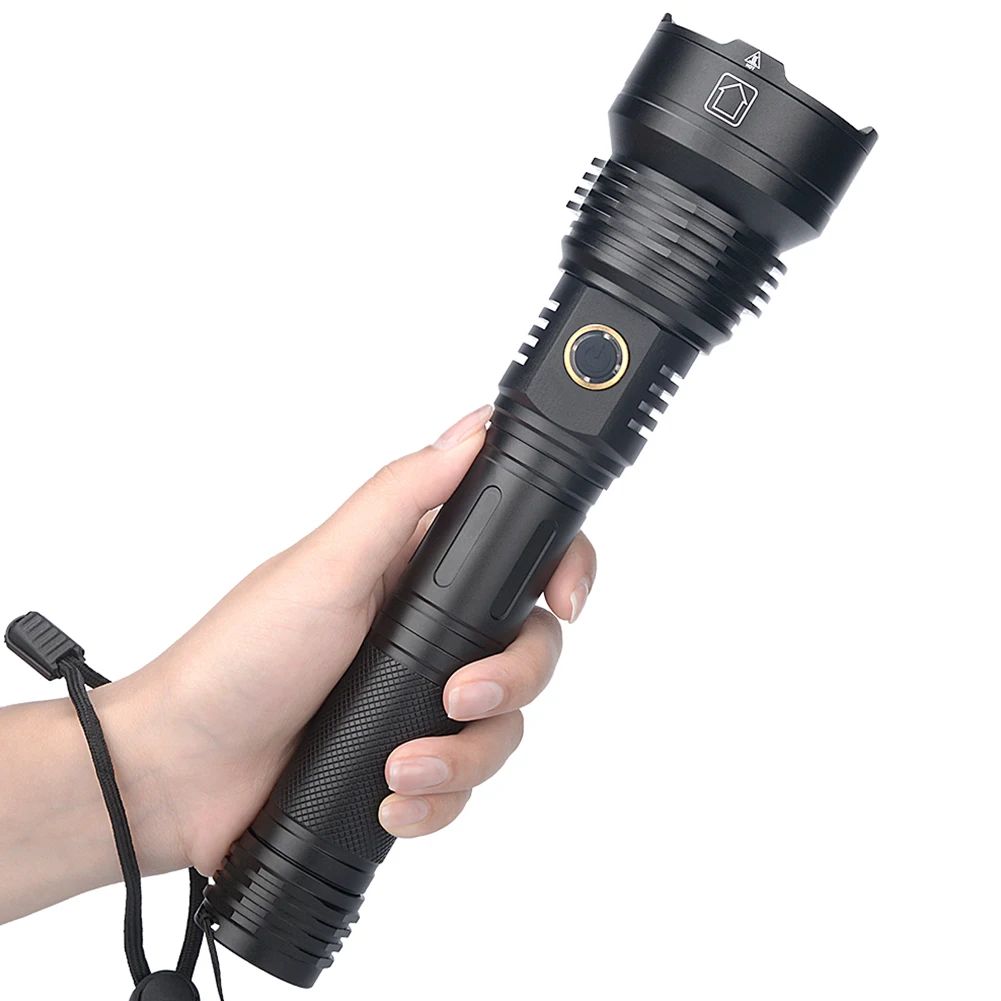 

P90 Flashlight Emergency Camping Torch Lamp USB Rechargeable 5 Lighting Modes Flashlight Portable Maintenance LED