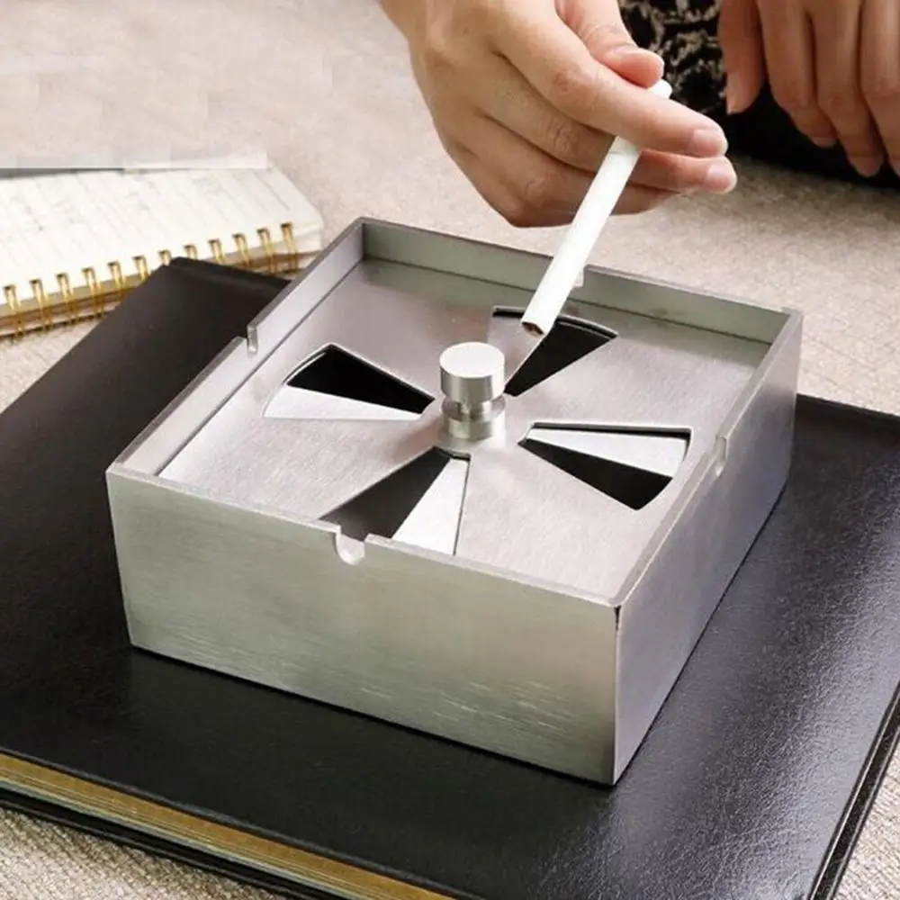 Устойчивая к высоким температурам квадратная спиннинговая пепельница из