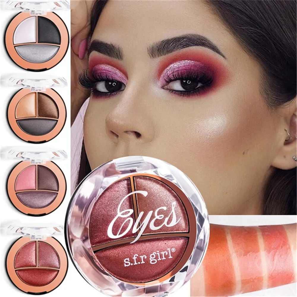 Модные водонепроницаемые Черные Тени для век Палетка с дымчатыми оттенками