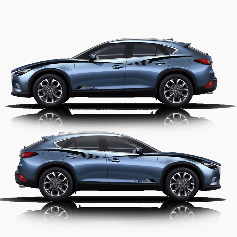 

Sport Stripes Car Stickers For For Mazda CX-4 Mark Levinson Racing Styling Auto Body Whole Decal Sticker